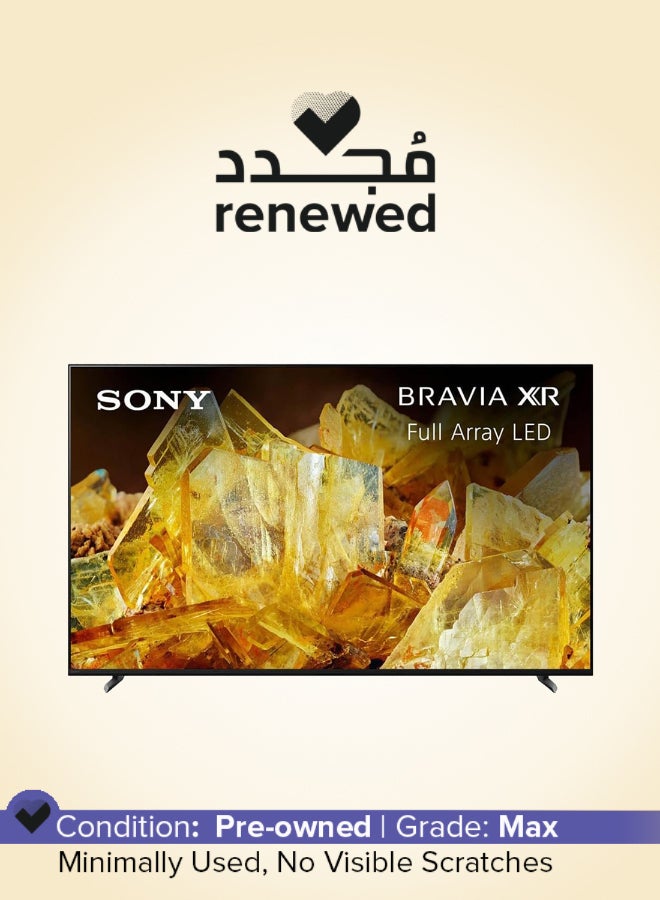 Compare Renewed  75 inch 4K UHD TV X90L Series: BRAVIA XR, Full Array LED Smart TV 75X90L Black at KSA Price