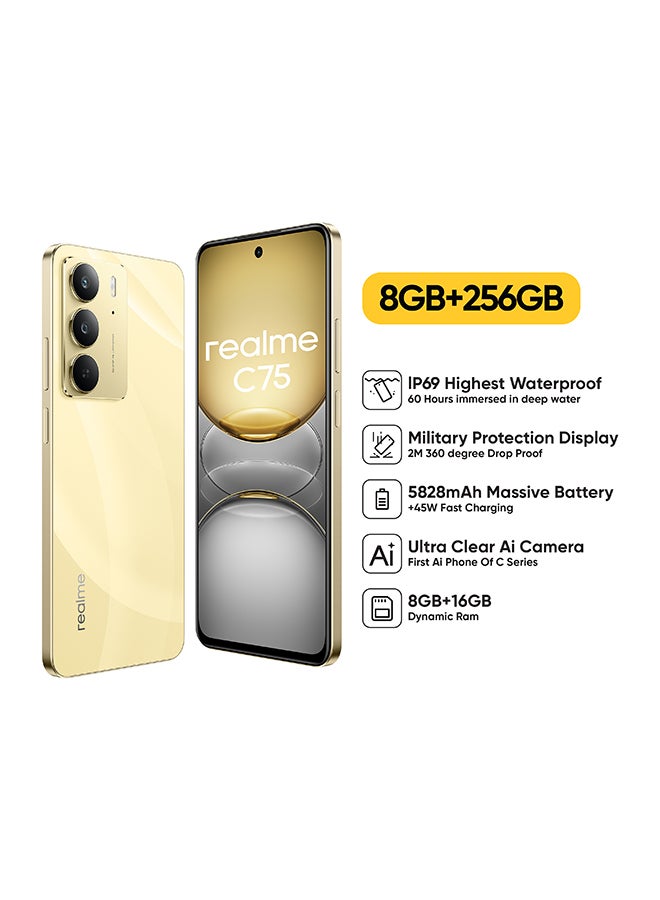 C75 Dual SIM Lightning Gold 8GB 256GB 4G…