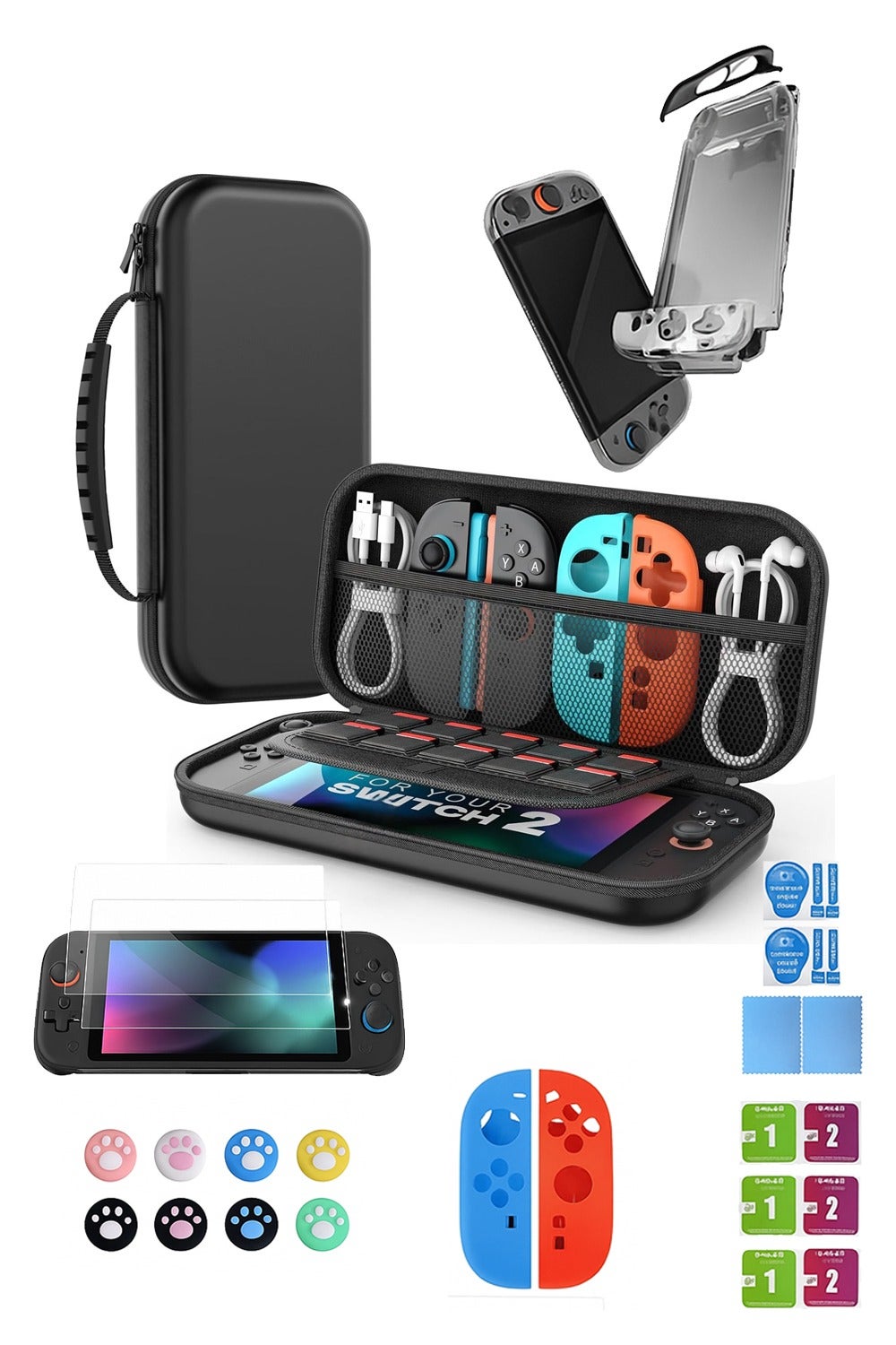 21-in-1 Accessories Kit for Nintendo Switch…