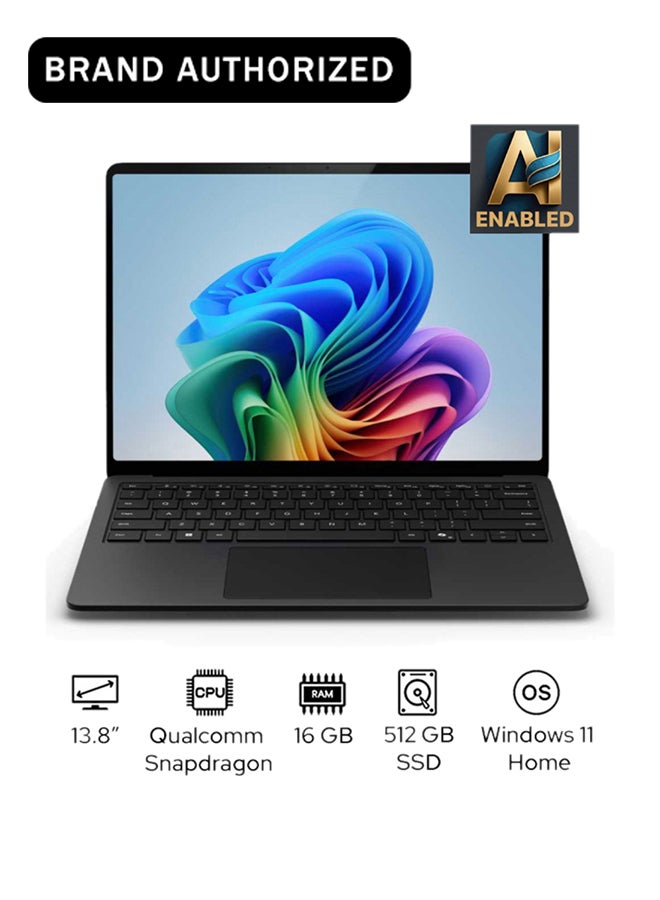 Compare Surface Laptop 7 Copilot+ PC Laptop With 13.8Inch Display, Qualcomm Snapdragon X Plus Processor16GB RAM512GB SSDQualcomm Adreno GraphicsWindows 11 Home EnglishArabic Black at KSA Price