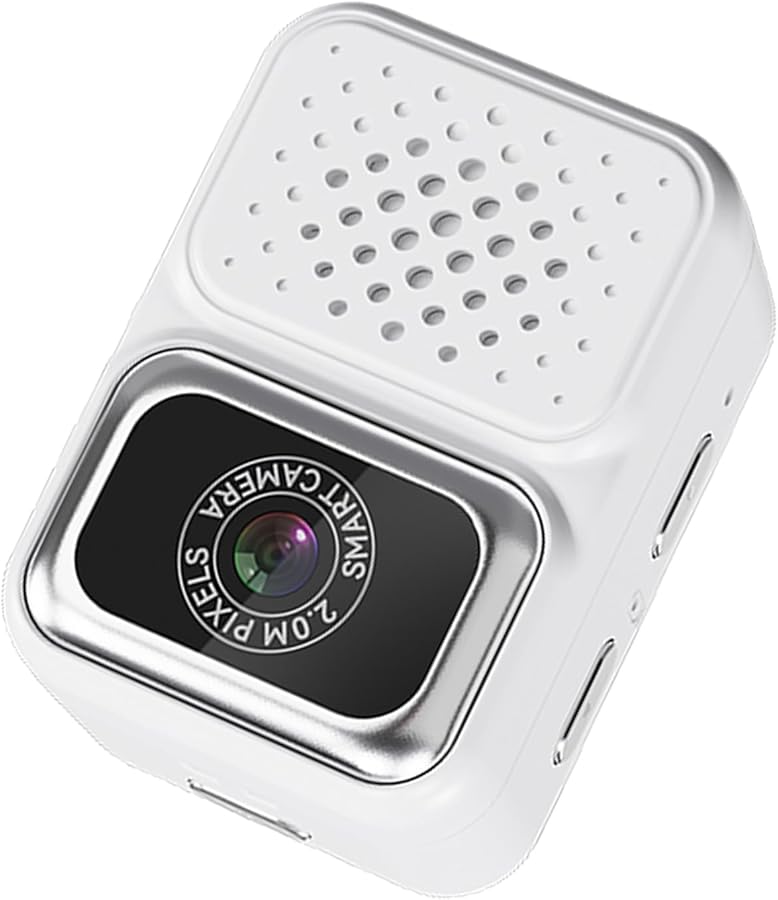 Vbestlife White Keychain Camera 1080P Full HD Portable…