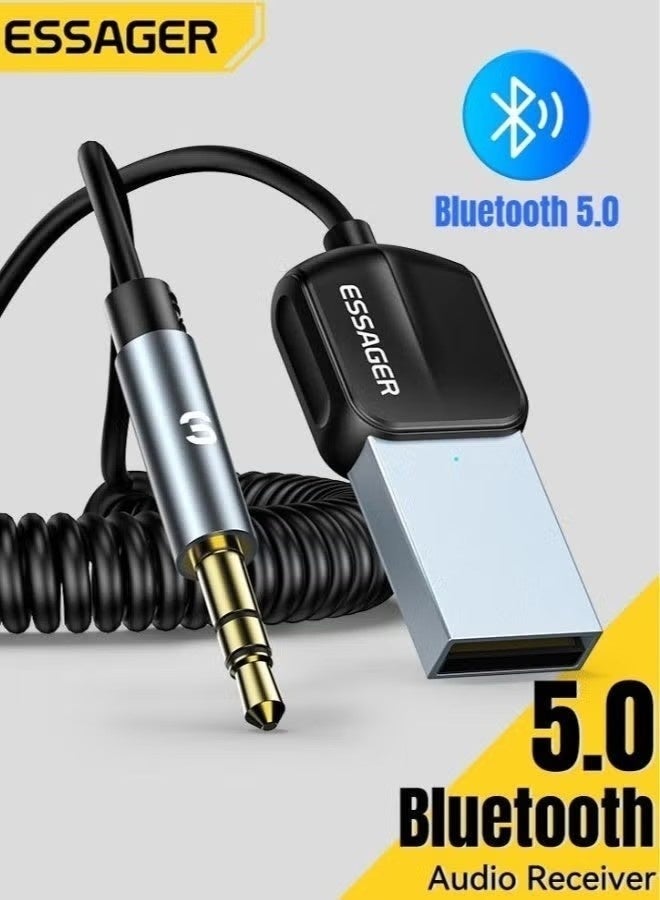 Compare Essager Bluetooth 5.0 AUX Audio Adapter with BuiltIn Mic – USB to 3.5mm Wireless Receiver Car Kits  Home Stereo at KSA Price