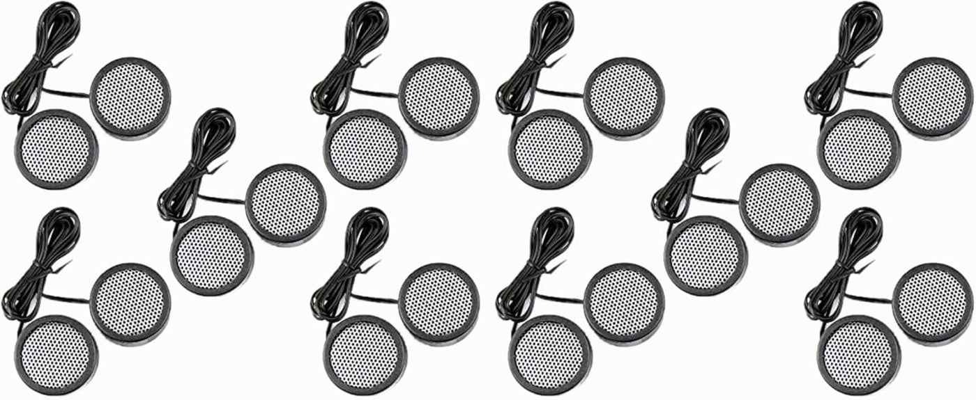 Compare Audiopipe 10 Pack 500W High Frequency Car Truck Boat Stereo Tweeters with Builtin Crossover at KSA Price