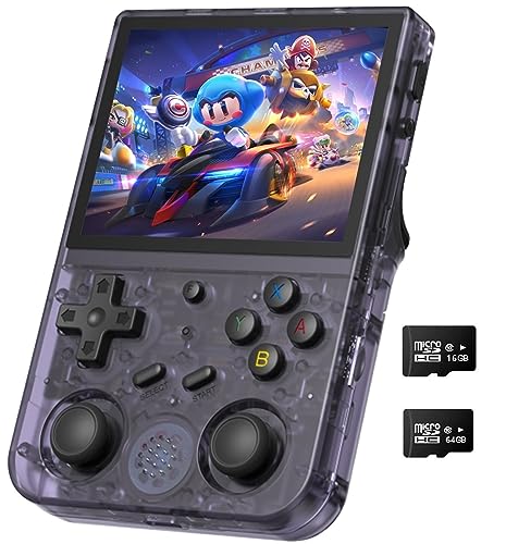 Compare Anbernic RG353V Retro Handheld Game Console  Dual OS Android 11 and Linux System Support 5G WiFi 42 Bluetooth Moonlight Streaming TV Output 64G SD Card 4452 Games RG353VPurple at KSA Price