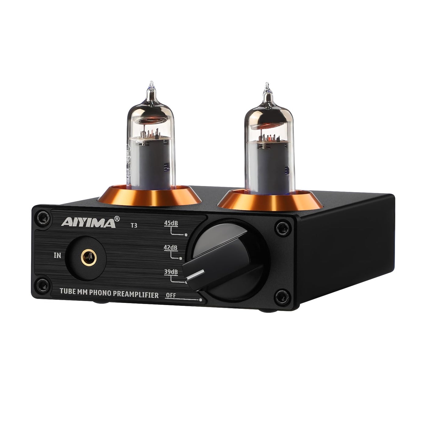 Compare AIYIMA Tube T3 HiFi Tube MM Phono Preamp for Turntable MM Phonograph Stereo Audio Tube Preamplifier with Gain Adjust for Phono Turntable Record Player at KSA Price