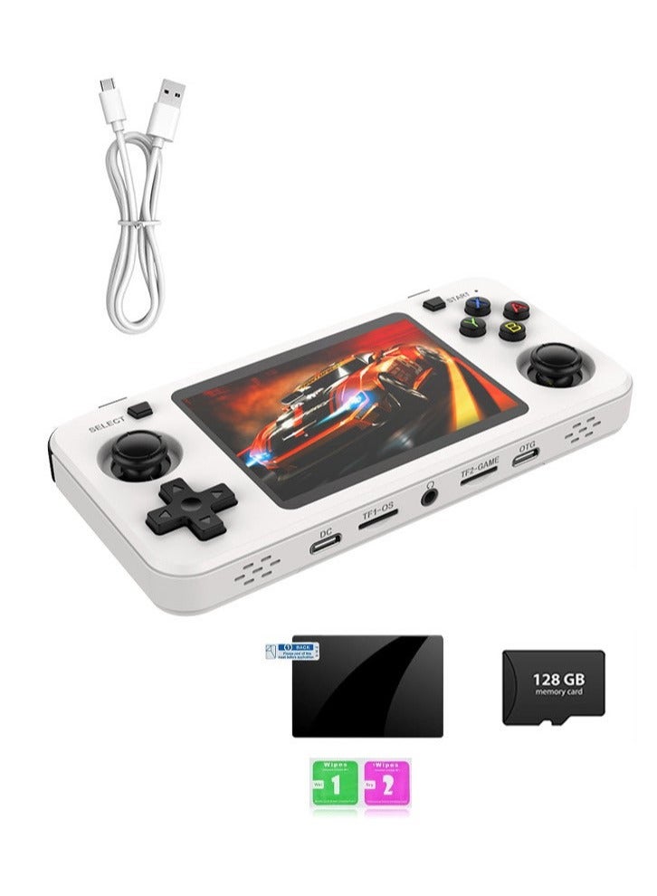 Compare R36H Handheld Game Consoles with Open Source Linux System,CortexA35 CPU, 128GB TF card comes with over 30,000 classic games,3.5inch IPS Screen Portable Classic Handheld GameWhite at KSA Price