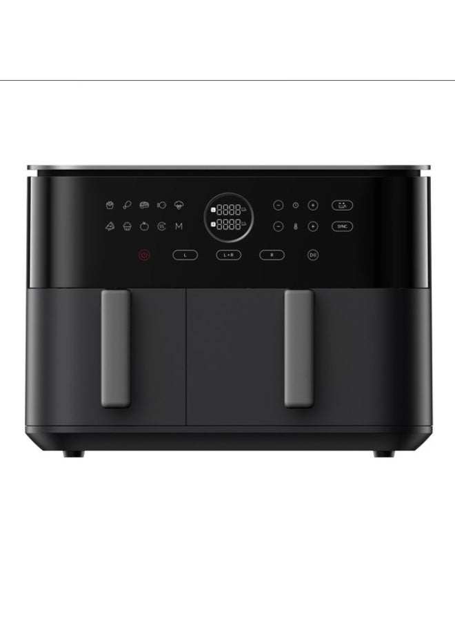 Compare Xiaomi Dual Zone Air Fryer 10L, 2 Baskets 3.5L + 6.5L, 2700W, 6in1 Functions – Air Fry, Roast, Bake, Grill, Reheat, Dehydrate – Smart Sync Cooking, 101 Recipes, DishwasherSafe, Black 10 L 2700 W MAFD1001 Black at KSA Price