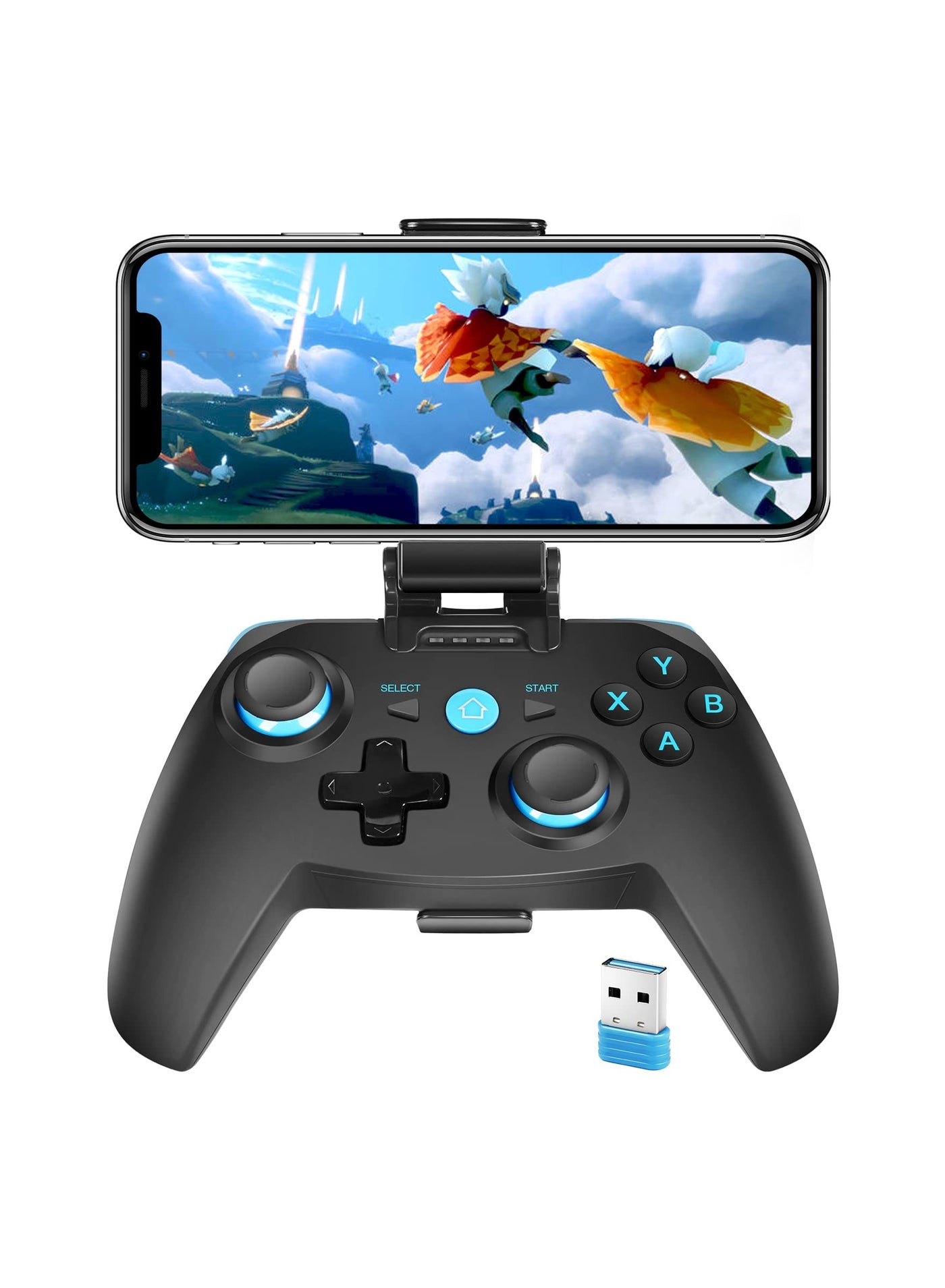 Gaming Controller Gamepad Bluetooth Controller for…
