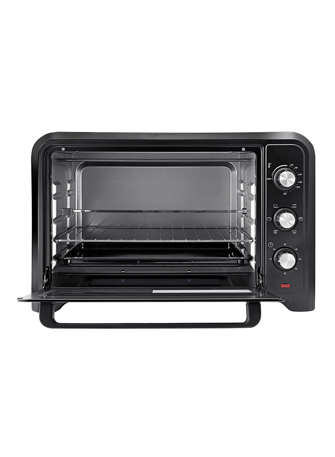 Compare 42 L Electric Oven G04450| Convection And Rotisserie Function, Perfect For Grilling, Toasting And Roasting| 3 Knobs And Temperature 100250Degrees Celsius| 60 Minute Timer With Bell| 2000W And 4 Piece Stainless Steel H at KSA Price