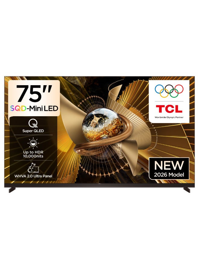 Compare Television 75 Inch 4K SQDMini LED Google Smart TV, 144Hz Refresh Rate, Audio by Bang & Olufsen, 100% BT.2020, TSR AiPQ, Flatthin Design 2026 Model 75X11L Black at KSA Price