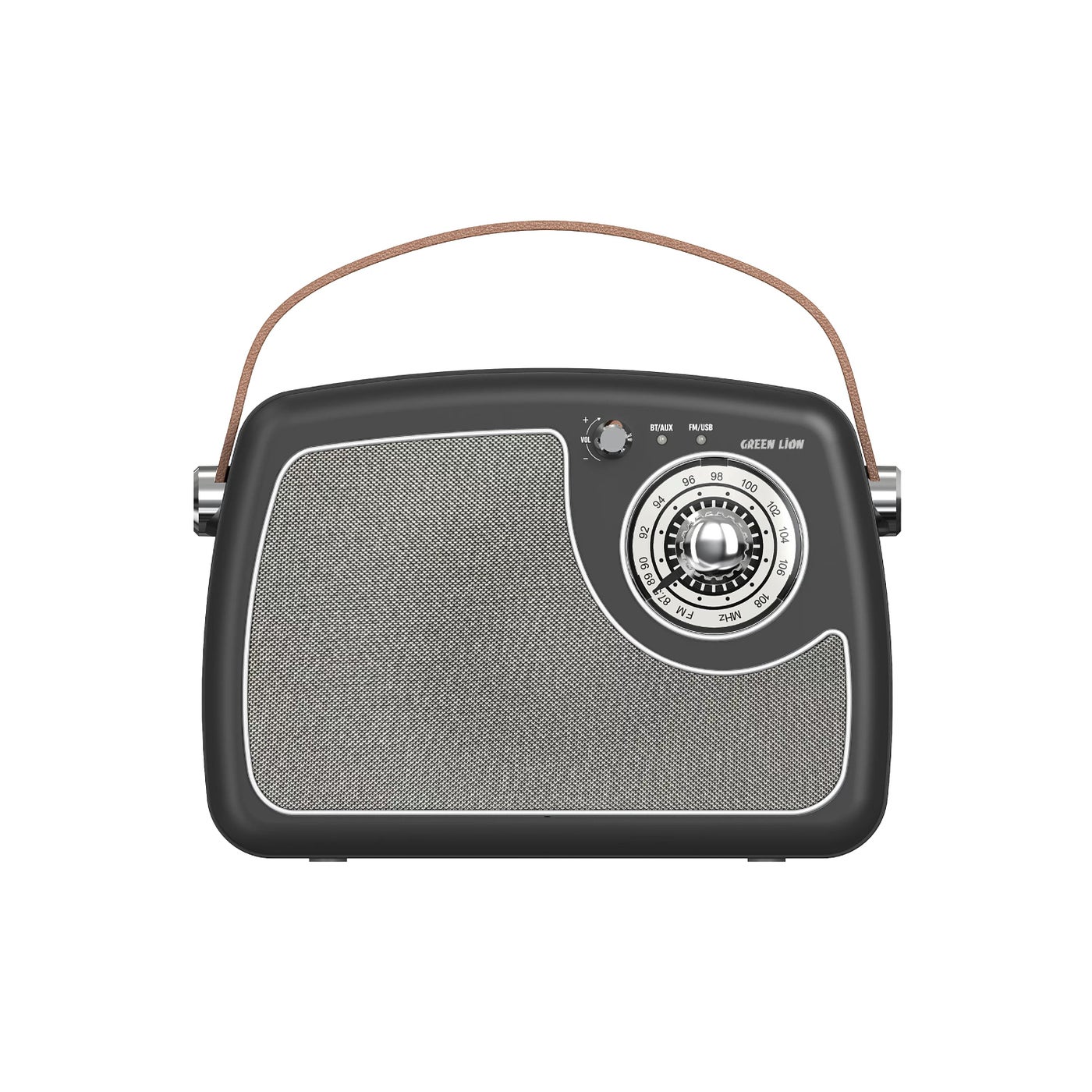 Compare Retro Radio Speaker 5W Portable Bluetooth 5.3 with FM Radio 87.5108 MHz, USBC Charging, AUX and USB Input, Carry Handle, 1500mAh at KSA Price