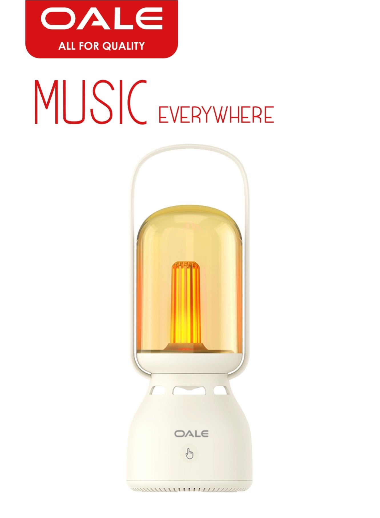 Compare OALE iBazz 60 Yellow Bluetooth Speaker, Enhanced Bass, 24H+ Playtime, RGB Ambient Light, Warm Yellow Sleep Light, Portable Outdoor Design at KSA Price