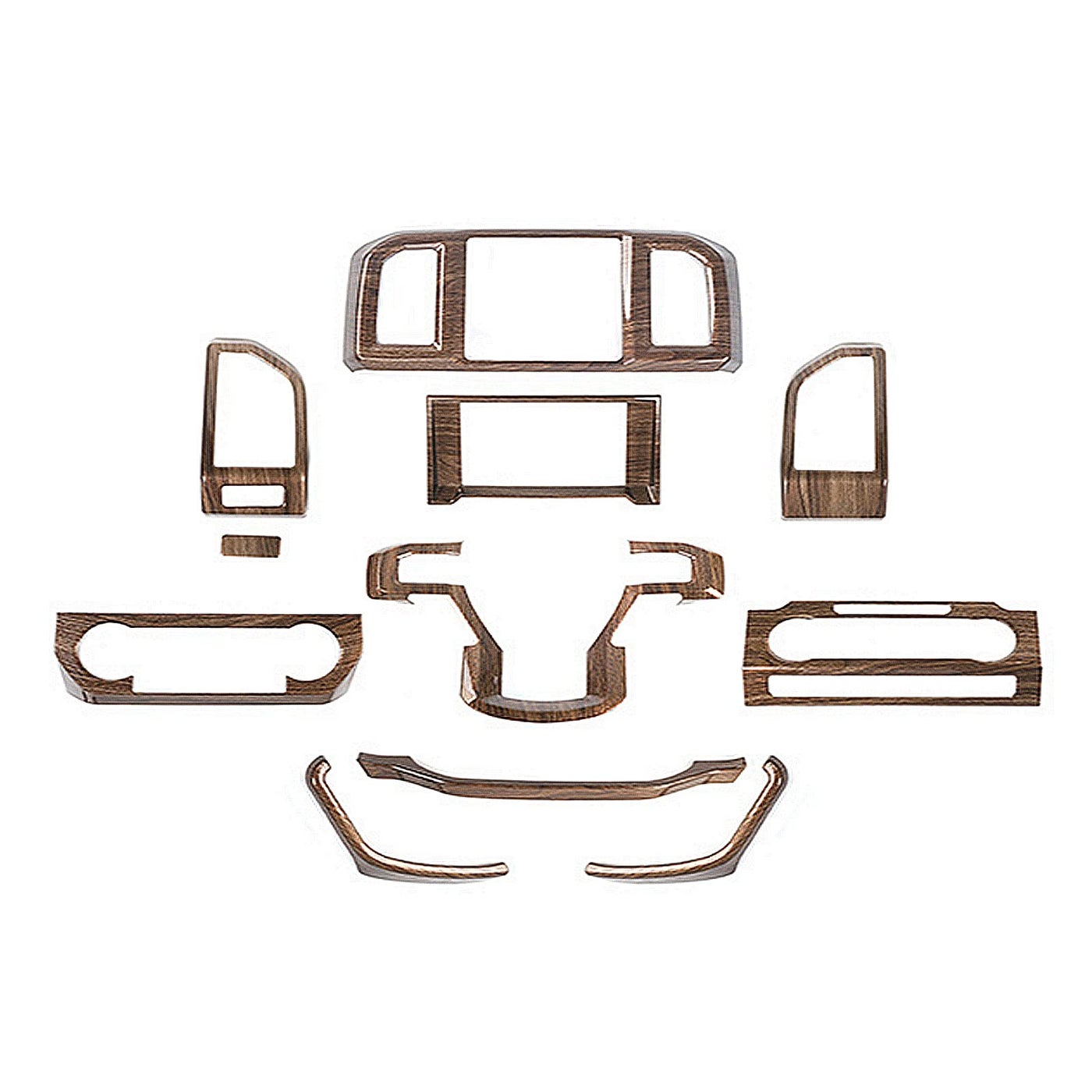 Compare Hoolcar Interior Center Console Dashboard Navigation Trim Cover Kit ABS Accessories for 20152020 Ford F150 Wood Grain at KSA Price
