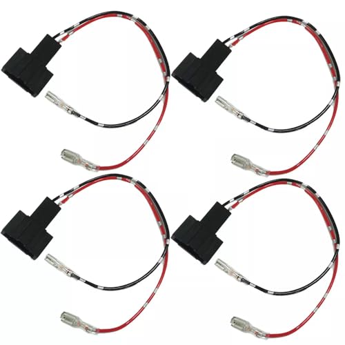 Compare 4 Pieces 2Pin Car Speaker Wire Harness Adapter Connector Plug Universal Compatible with Audi at KSA Price