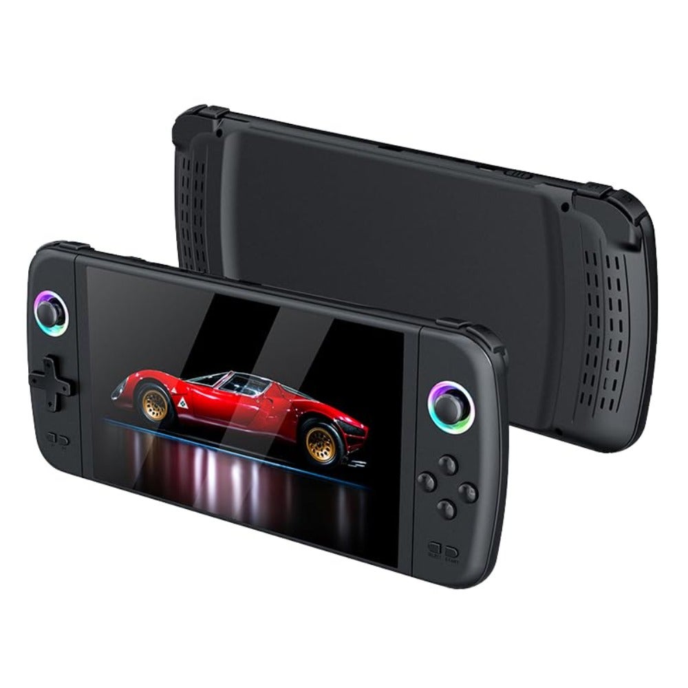 Compare Portable gaming console for retro gaming, ABS plastic body, black color, 64GB storage with 20, 000 builtin games and RK3566 processor at KSA Price