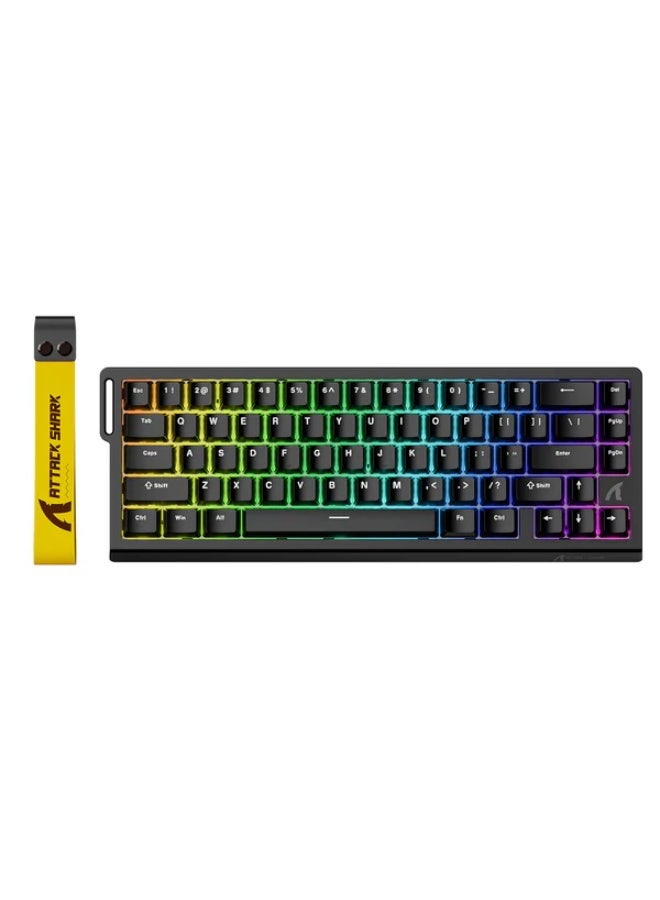 ATTACK SHARK X68 HE 8KHZ Rapid Trigger Keyboard…