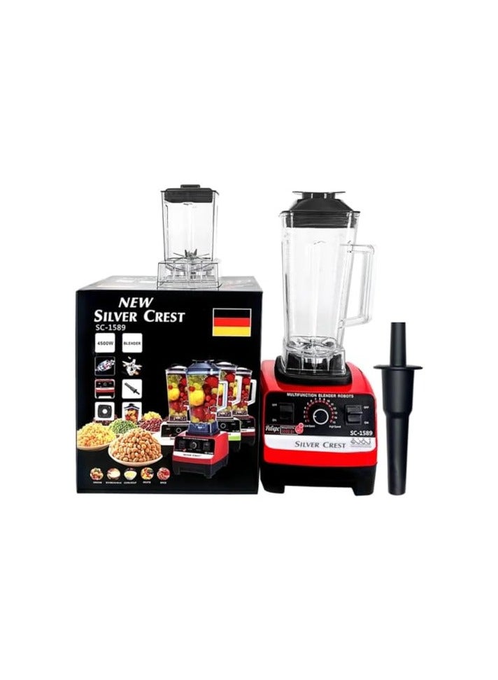 Silver Crust Commercial Grade Blender – 2-in-1 Juicer,…