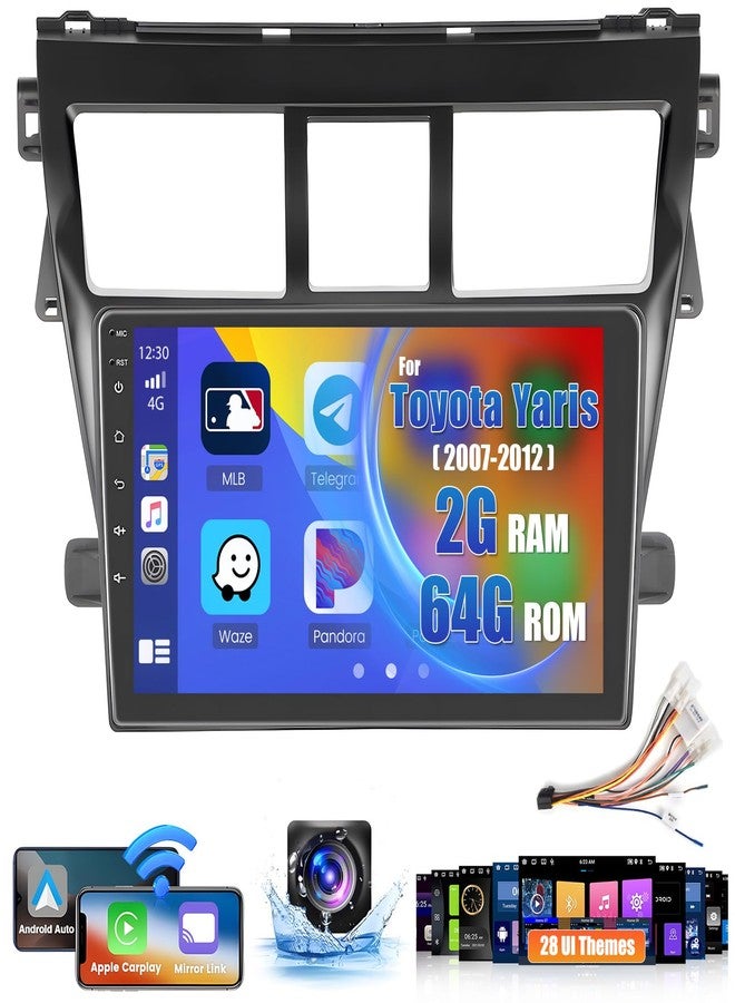 Compare Roinvou 2G+64G Car Radio for Toyota Yaris Vios 20072012 with Wireless CarplayAndroid Auto, 9 Inch Android 13 IPS Touch Screen Car Stereo, Bluetooth, GPS Navi, WiFi, SWC, 28UI, DSP + Backup Camera at KSA Price