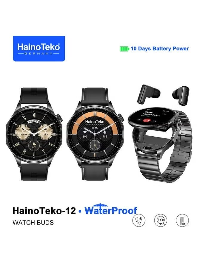 12 Waterproof Smartwatch with Built-in Wireless…