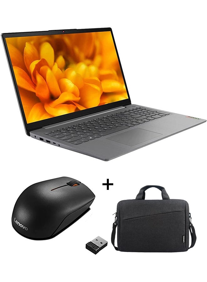 Compare IdeaPad 3 Upgraded Version Laptop With 15.6Inch Display, Core i7 1255U Processor8GB RAM512GB SSDIntel Iris Xe GraphicsWindows 11 With T210 15.6 Inch Toploader Upgraded Version Laptop Bag + Wireless Mouse EnglishArabic Arctic Grey at KSA Price