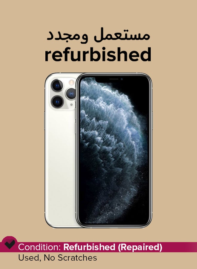 Compare Refurbished  iPhone 11 Pro Max 512GB Silver 4G With Facetime at KSA Price