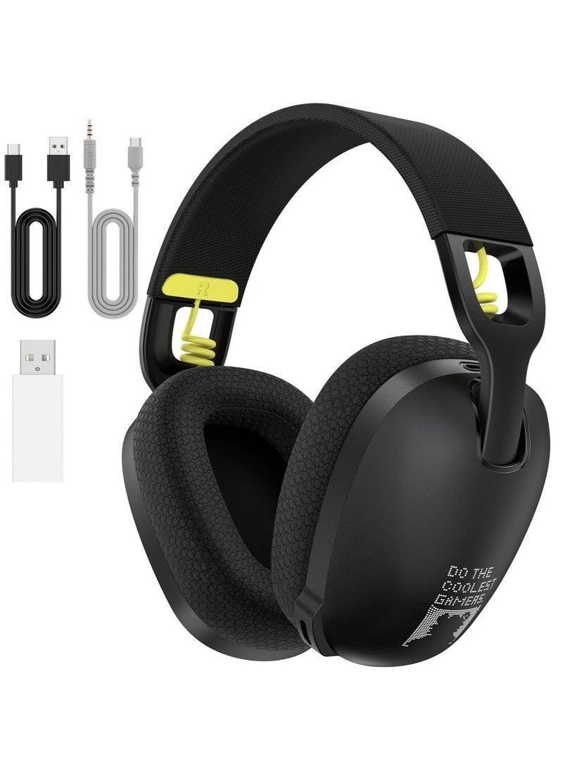 Wireless Gaming Headset with Mic,Over-Ear Gaming Headphone…