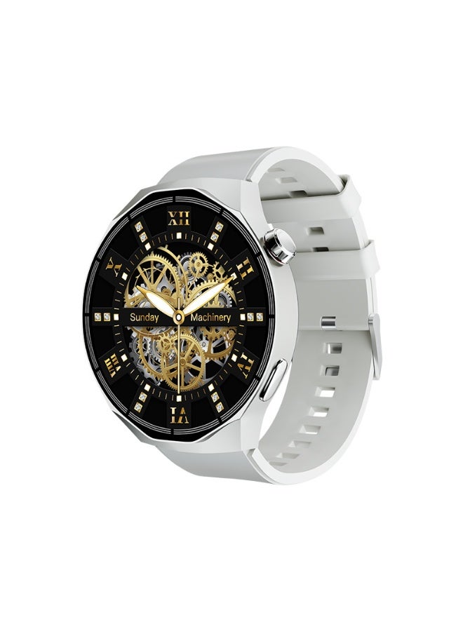 Compare Unisex Bluetooth Calling Smartwatch – Over 100 Sport Modes, Heart Rate and Sleep Tracking, Waterproof, Includes 3 Interchangeable Straps – Compatible with Android and iOS Silver at KSA Price