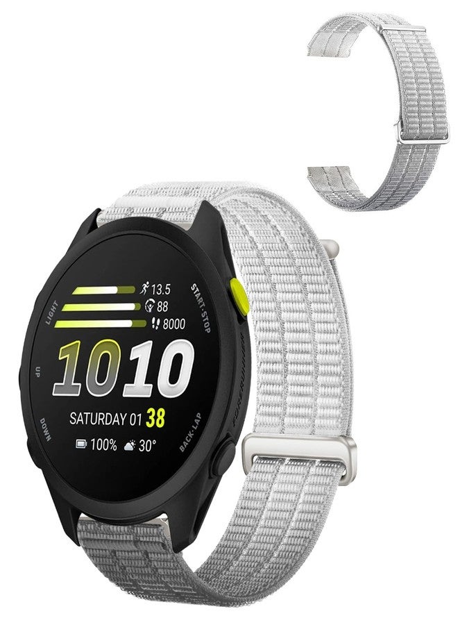 Compare Bands for Garmin Forerunner 70 Forerunner 170 Sports Watch 2026,Nylon Sport Wristband,FastDrying and SweatWicking Replacement Strap,Adjustable Wristband,Gray at KSA Price