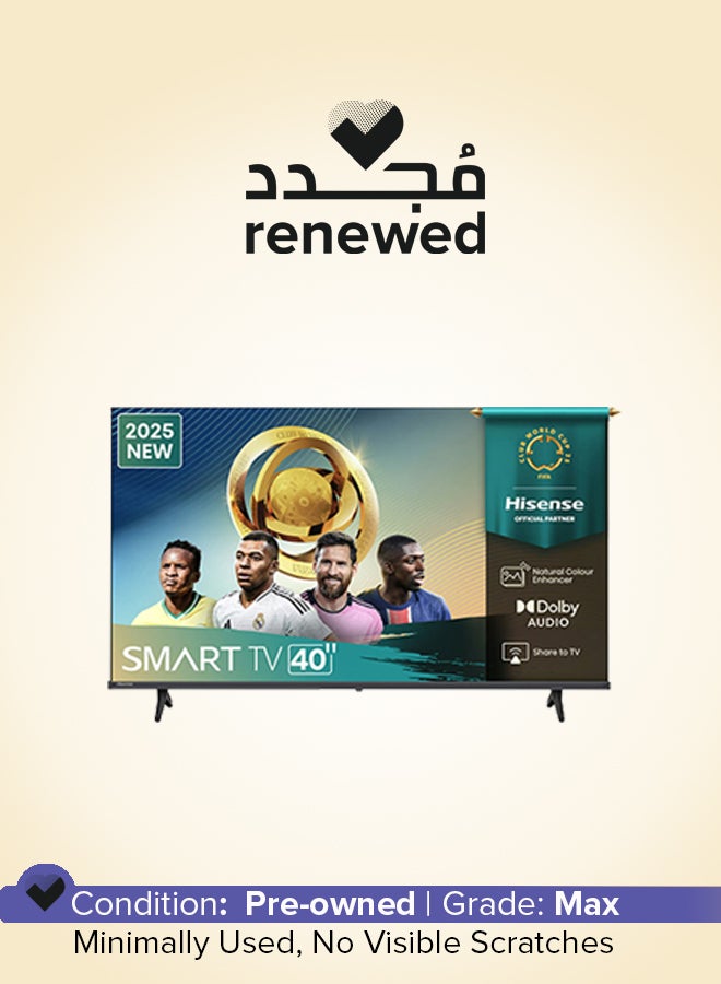 Renewed - Hisense 40 Inch Full HD Smart TV – VIDAA…