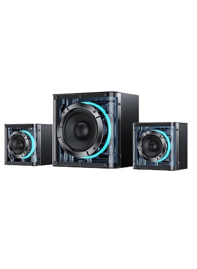 Compare Yesido YSW41 2.1 Channel Computer Speakers with Subwoofer | 40W Powered Sound System | RGB Lighting | Gaming & Multimedia Speaker at KSA Price