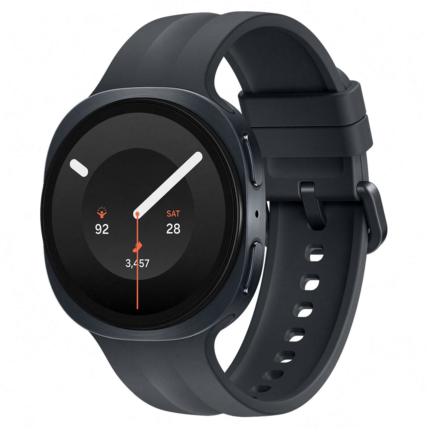 Compare Galaxy Watch 9, 44mm GPS Smartwatch, International Version Graphite, Slimness, Comfort fit, Signature Cushion Design, Personalized Sleep Experience, Health Coaching,445 mAh Battery, Raise to Talk Graphite at KSA Price
