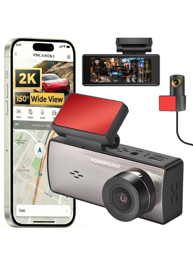 Compare Dash Camera with 3.16 LCD Screen and Dual Recording  Parking Monitor  Loop Recording  150° 4Lane View Speaker  2k Front Camera  FHD Rear or Inside Camera  Black at KSA Price