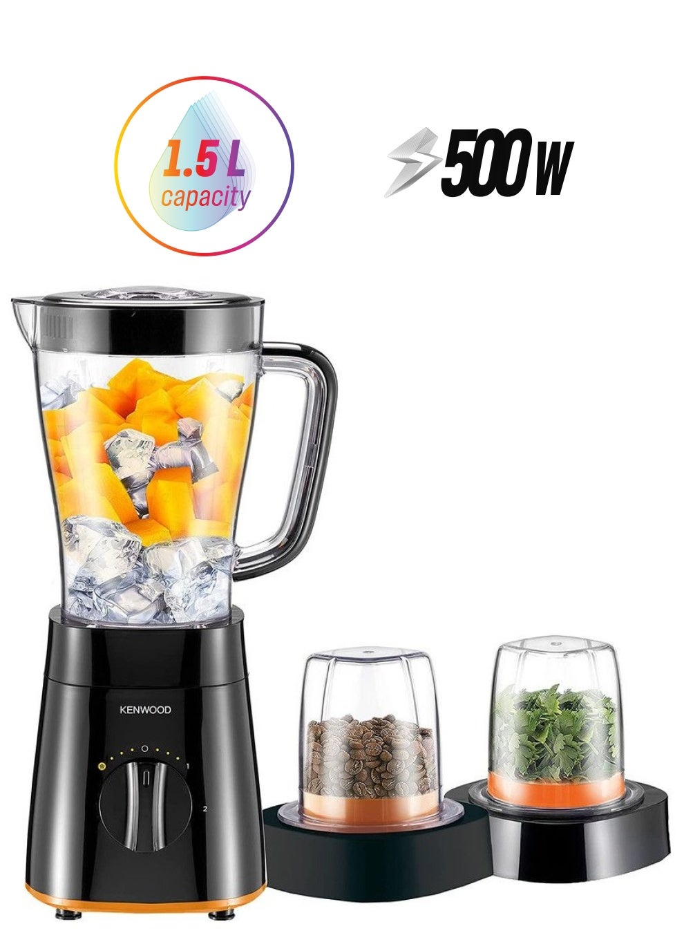 Compare Blender ,1.5 Litres, 1.5 L 500 W BLP15.360BK Black at KSA Price