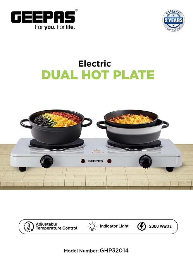 Dual Hot Plate | Overheat protection | Cast…