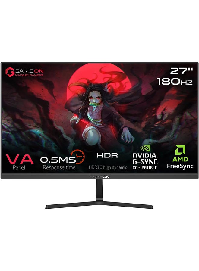Compare 27 Inch FHD, 180Hz, 0.5 ms, HDMI 2.0 Gaming Monitor Adaptive Sync and GSync Compatible Fast VA, GOPS27180VA Black at KSA Price
