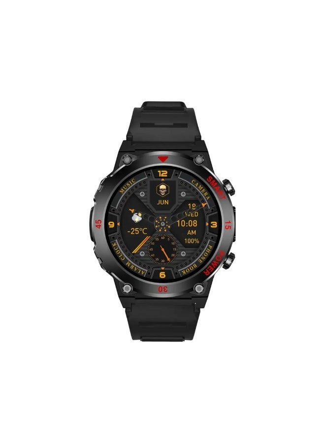 Compare Gear Fit Smart Watch – 1.52 TFT IPS Display, Bluetooth Calling V5.3, IP65 Waterproof, 5Day Battery, Magnetic Charging, Health & Fitness Tracking, Music Control, Dynamic Watch Faces, Zinc Alloy Case, Silicone Strap  Black at KSA Price