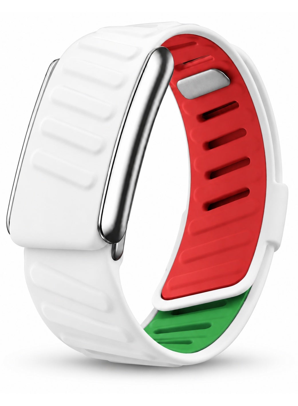 Compare Vortexia Sport Silicone Band Compatible with WHOOP 5.0 One & Peak, White Red Green Replacement Wristband, Athletic Fitness Strap for Workout & Sports Tracker Not Included at KSA Price