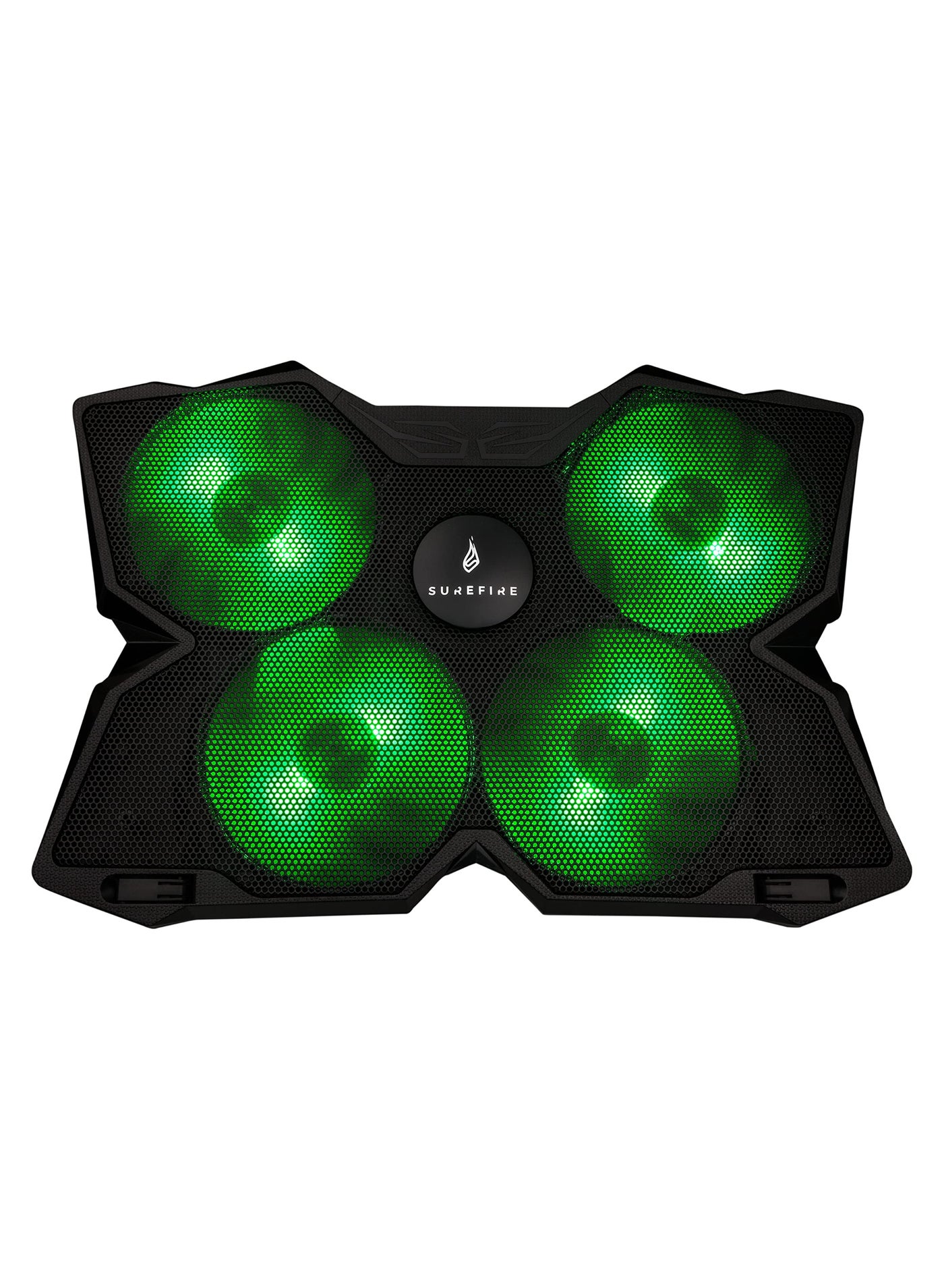 Compare SureFire Bora Gaming Laptop Cooling Pad, Laptop Cooler 1217 Inches, Notebook Fan Cooling Pads, Cooling Pad for Laptops up to 17 Inches, External Laptop Fan up to 1200 rpm, Max 26 dBA, Green at KSA Price
