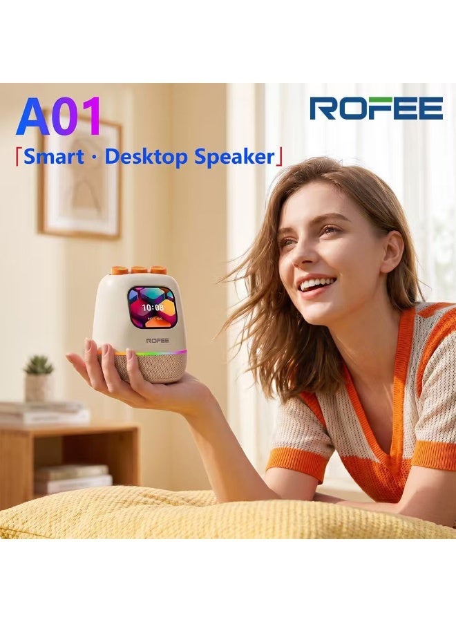 ROFEE A01-HIFI smart speaker with HD screen /…
