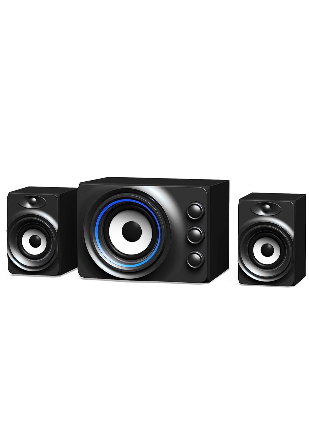 Compare Computer Speakers Combination Highdefinition Stereo Deep Bass Subwoofer Spraker Seven Color Light?Insert SD card, USB drive, Bluetooth, AUX?USB powered? at KSA Price