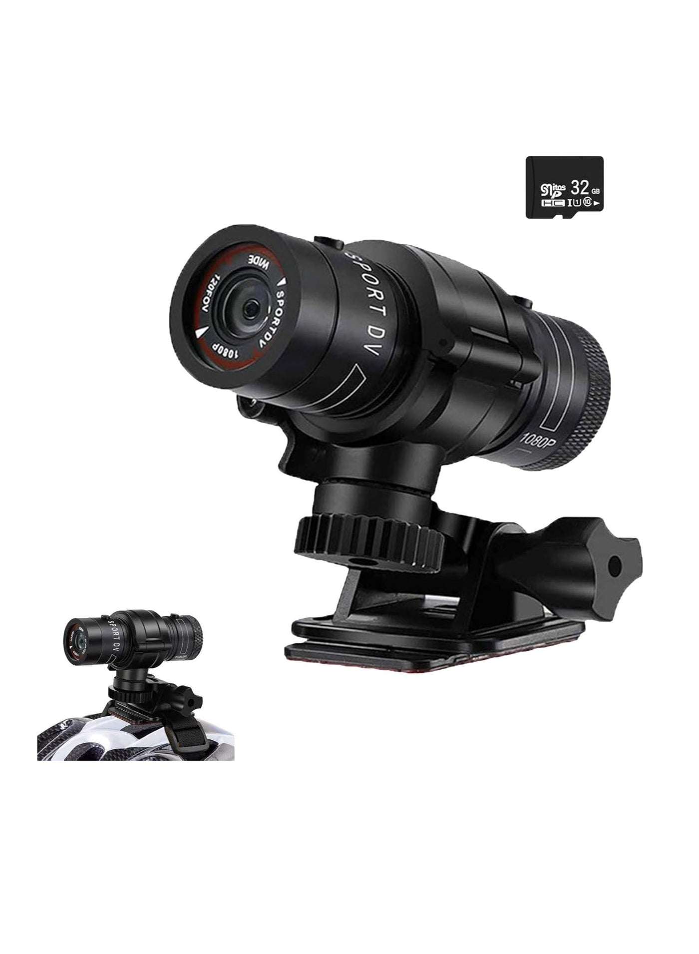 Bicycle Motorbike Helmet Camera, HD 1080P Sports…