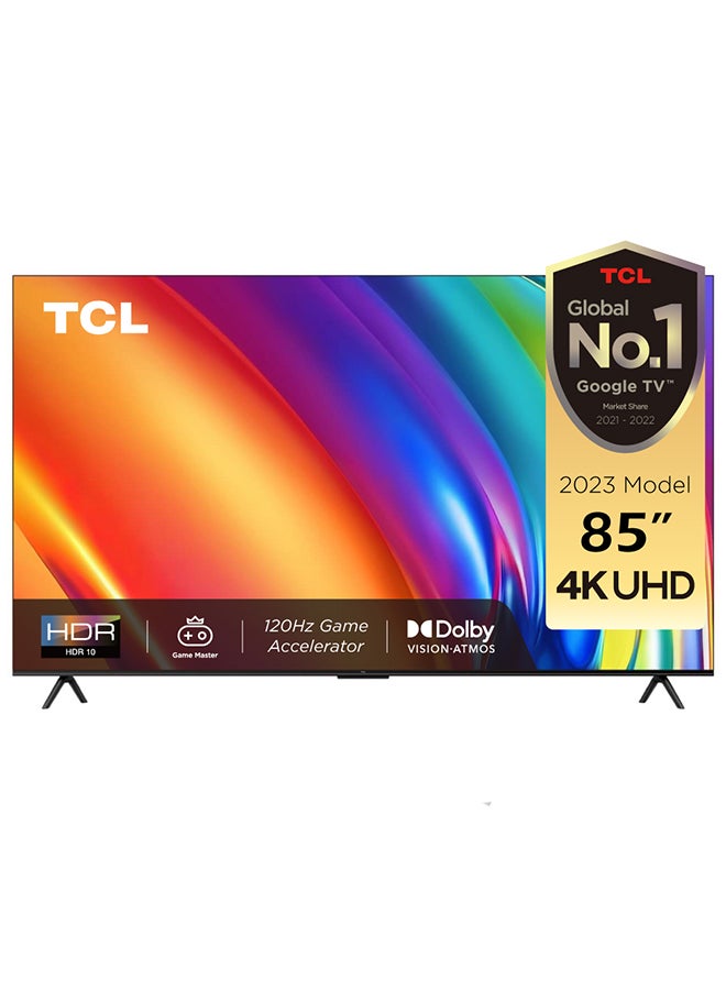 Compare 85 Inch 4K Ultra HD Smart TV, Google TV With 120Hz Game Accelerator, Dolby Vision & Atmos, HDR 10, BuiltIn Chromecast Assistant, 60HZ MEMC, 2023 Model 85P745 Black 85P745 Black at KSA Price