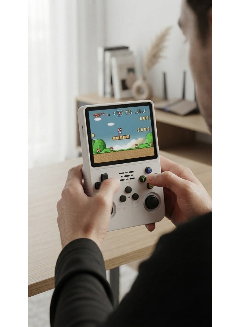 Compare 36S Handheld Retro Game Console  640*480 IPS, RK3326, 14+ Hours Battery, Supports PSPN64PS1 at KSA Price