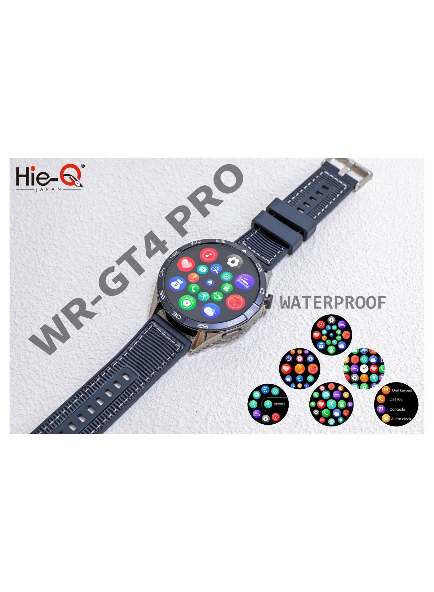 WR GT4 Pro Smartwatch with Bluetooth Calling,…