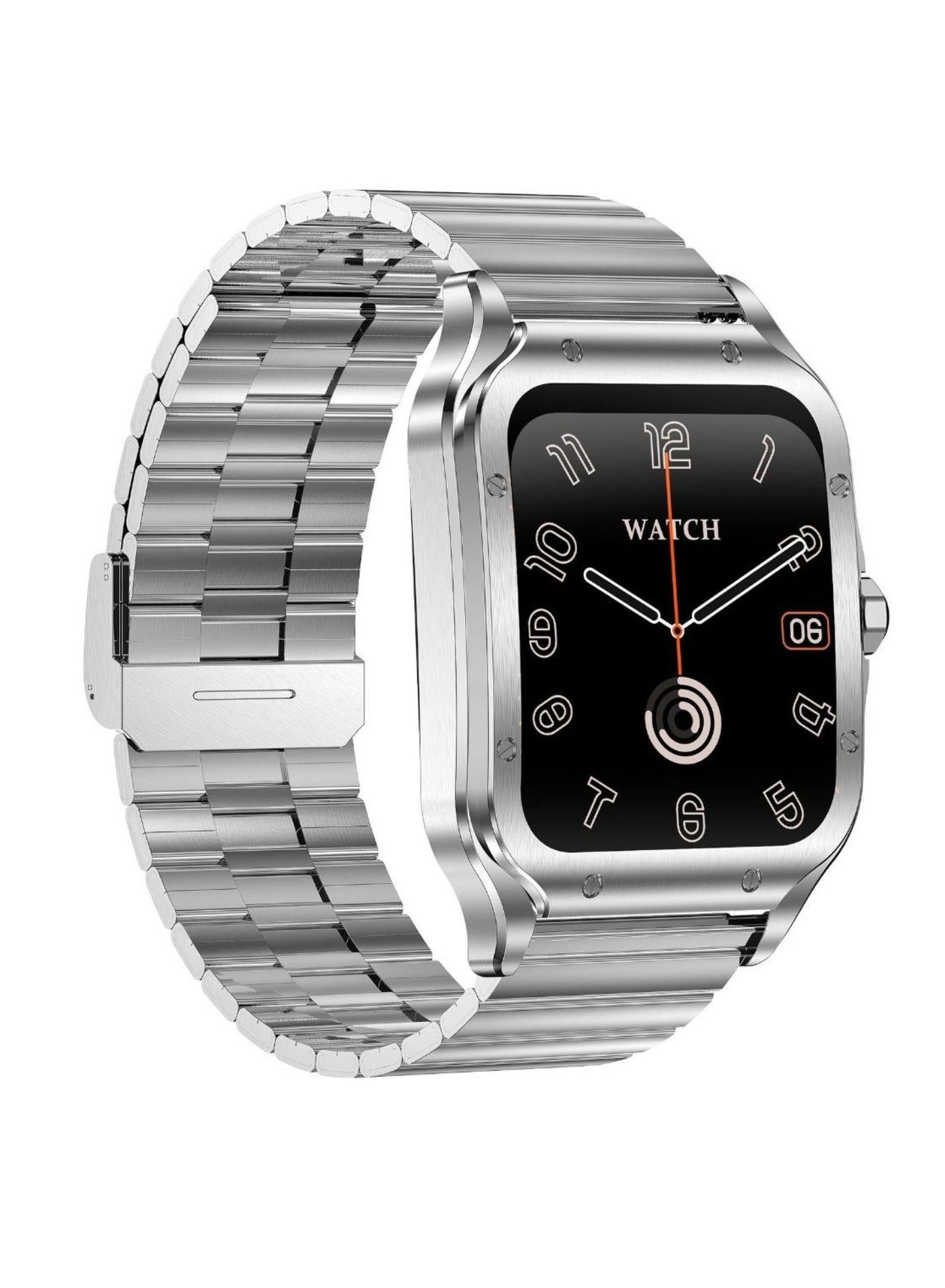 Compare Green Lion CurveFit SmartWatches AMOLED |7 Days Standby & Double Tap Function| 260 mAh Battery Capacity |Bluetooth Version V5.0| IP68 Waterproof Silver at KSA Price