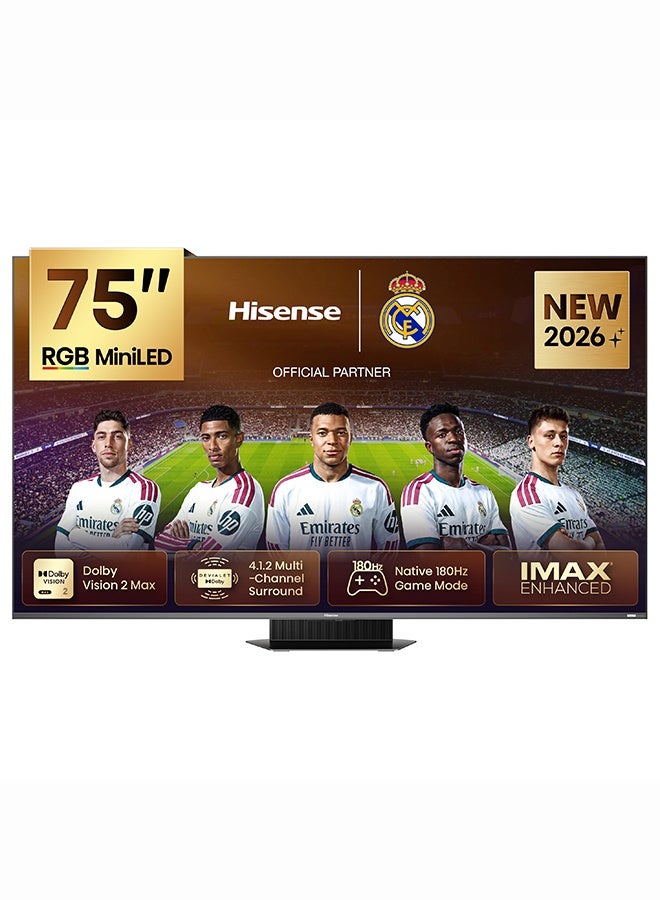 75 Inch 4K RGB Mini LED Smart TV |…