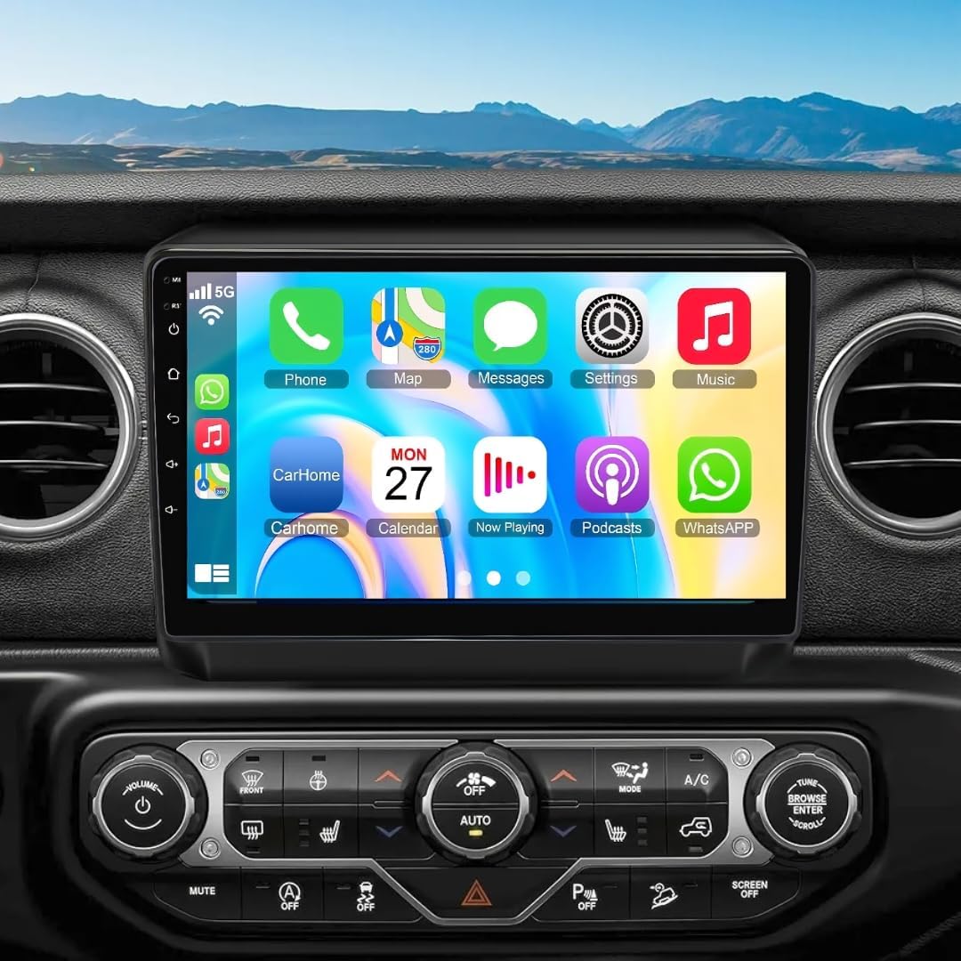 Compare Car Stereo for Jeep Wrangler JL 20182021 & Gladiator JT 20202021, Android Touch Screen Radio with Wireless CarPlay & Android Auto, GPS Navigation, WiFi, Bluetooth, DSP, AHD Backup Camera Included 4GB RAM 32GB ROM at KSA Price
