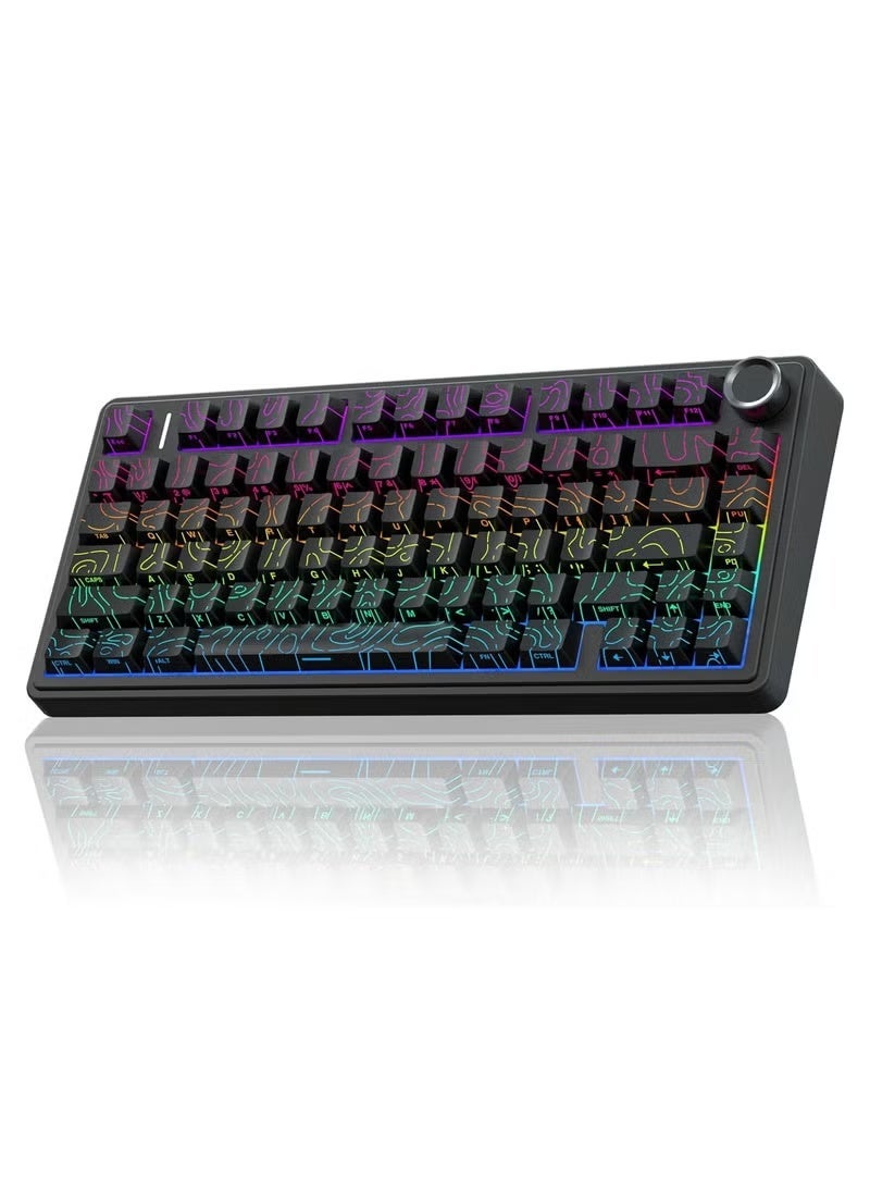 F75 Pro 75% Wireless Mechanical Keyboard,Gasket…
