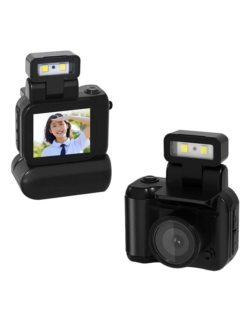Compare Digital Camera Ultra Mini Size, Fashionable Pocket Keychain Camera, Keychain Photo Video Camera, Retro Portable Mini Pixel Camera with Flash Light for Indoor Outdoor with 32G at KSA Price