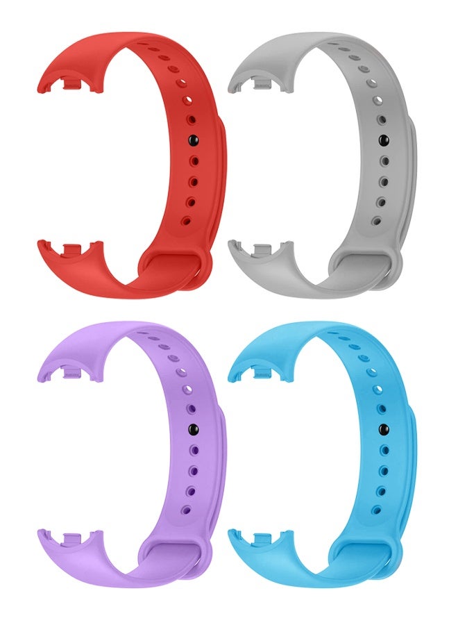 Compare 4 Pack For Xiaomi Smart Band 89 Watch Bands Adjustable Comfortable Sport Replacement Strap for Xiaomi Mi Band 89 Wristband Bracelet Band for Women Men Multicolour Multicolour1 at KSA Price